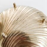 St. James shell ashtray in golden brass