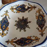 Serving dish in 3 parts + vintage wrought iron handle