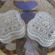 Ensemble de 2 boîtes en verre art déco