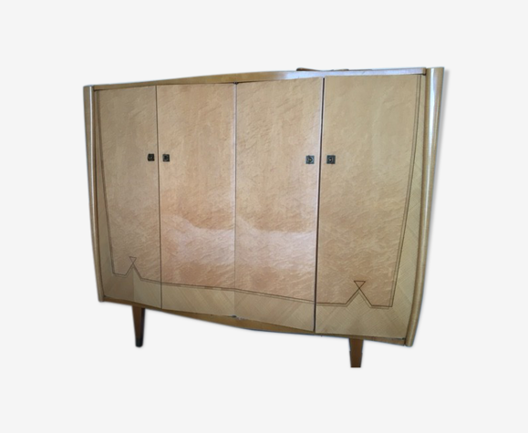Armoire bois vernis années 60