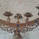 Large bronze candelabrum from the 19th century.