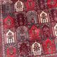 Bordeaux Bakhtiari Persian rug in industrial wool 200x300cm