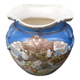Japan vase satsuma enamelled pottery