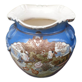 Japan vase satsuma enamelled pottery