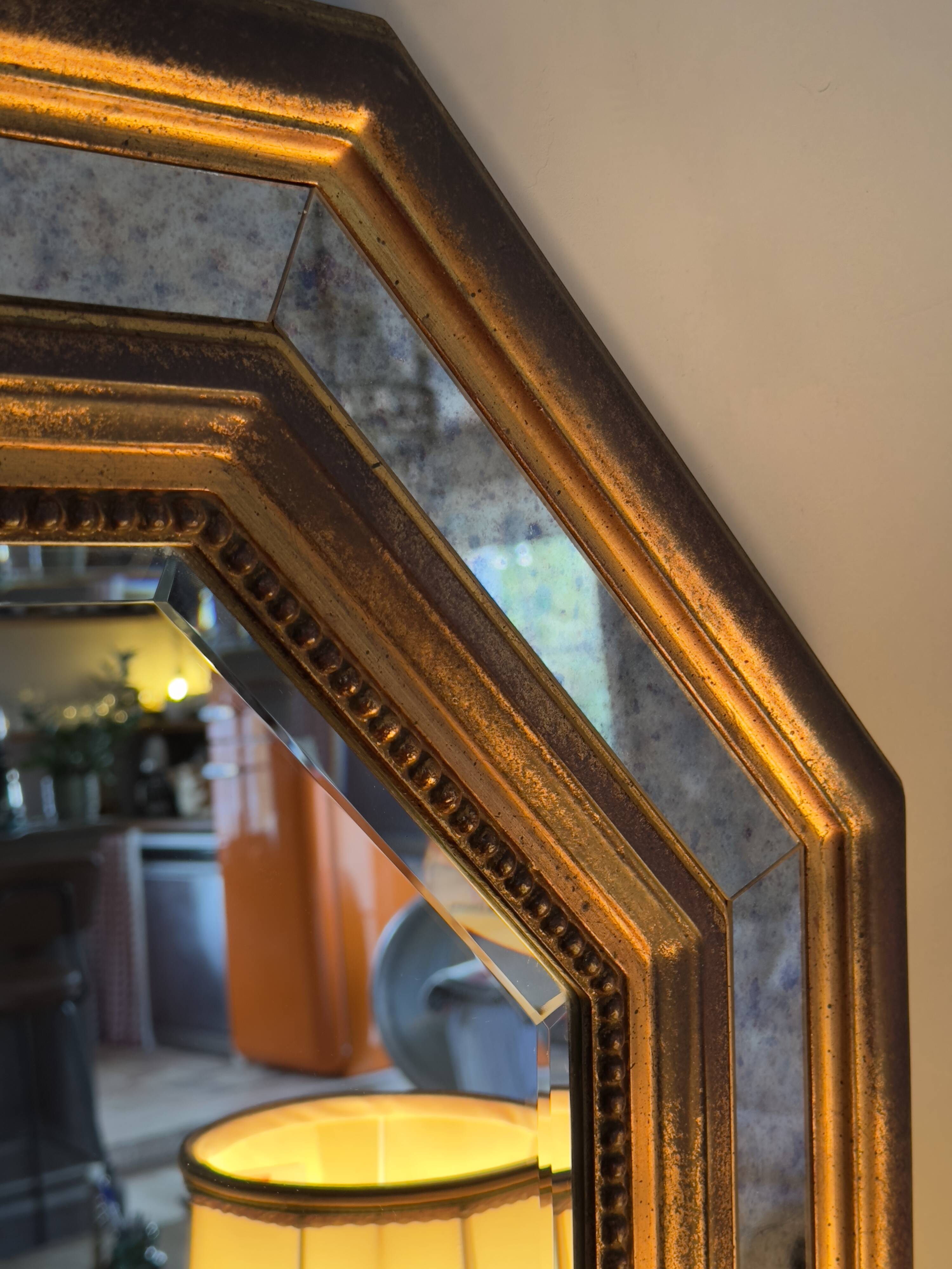 Antique gold mirror Deknudt