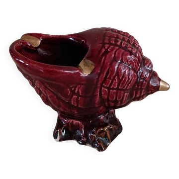 Vintage seashell ashtray