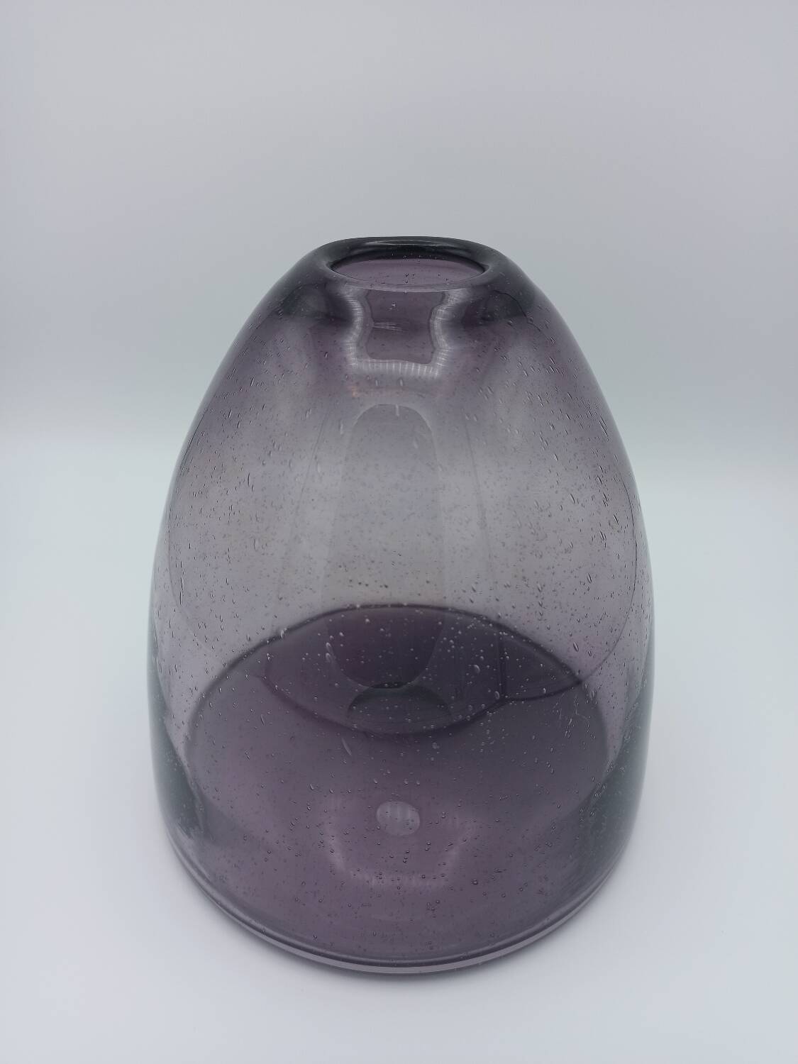 Vintage bubble glass vase