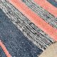 VINTAGE 80s Cotton Kilim RUG