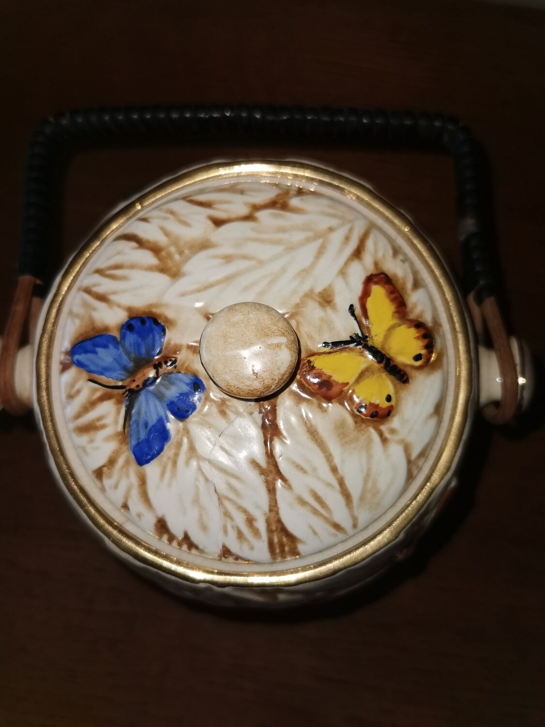 Vintage ceramic candy box