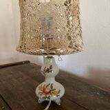 Moustier porcelain lamp