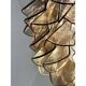 Contemporary Modern Smoked-Fumè "Rondini" Murano Glass Chandelier