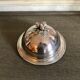Butter bell silver metal