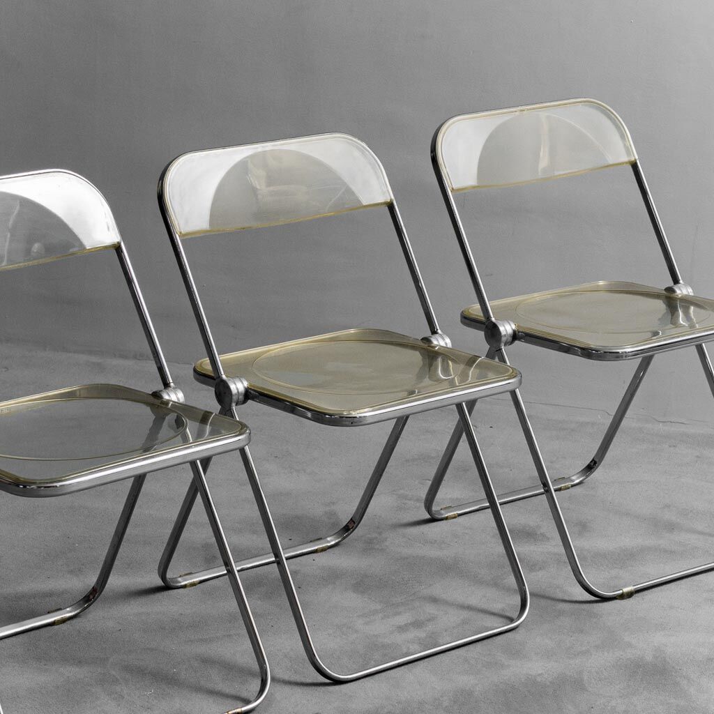 Folding chair plia piretti 70s vintage