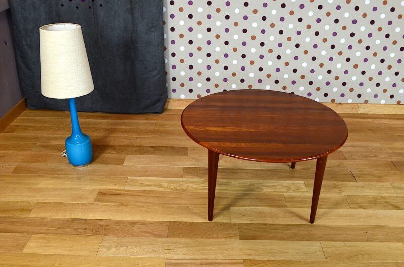 Scandinavian coffee coffee table in teck 1960