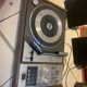 Pathe Marconi disc turner with its speakers