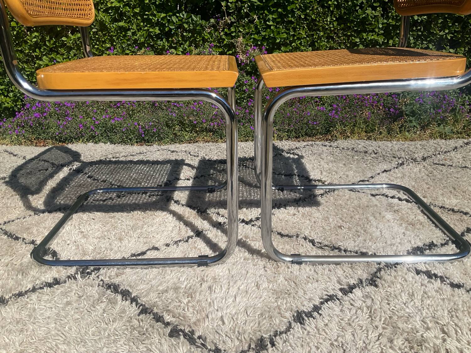 Paire de chaises Marcel Breuer Cesca B32