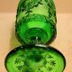 Old vintage molded glass glasses and decanter