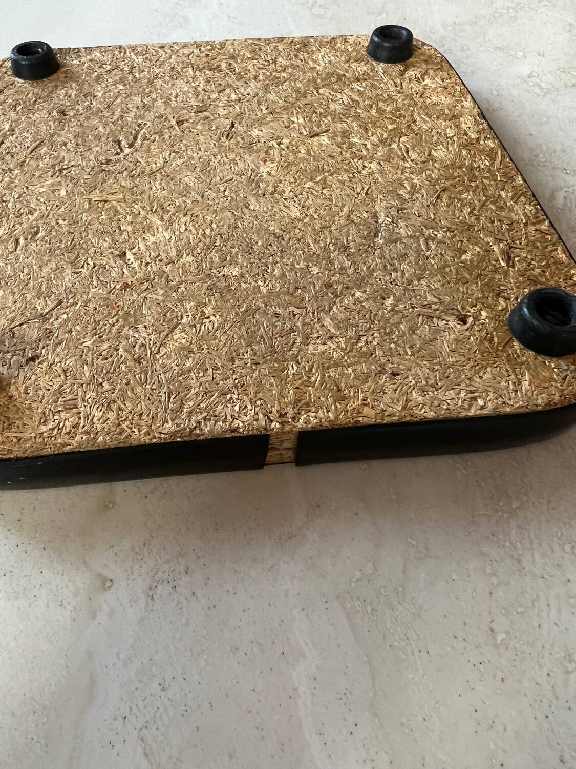 Yellow Formica trivet