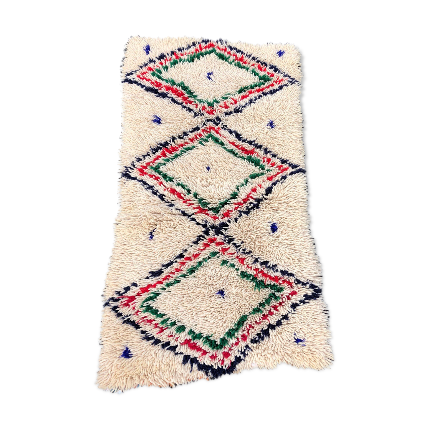 Beni Ouarain vintage berber rug 85x170 cm