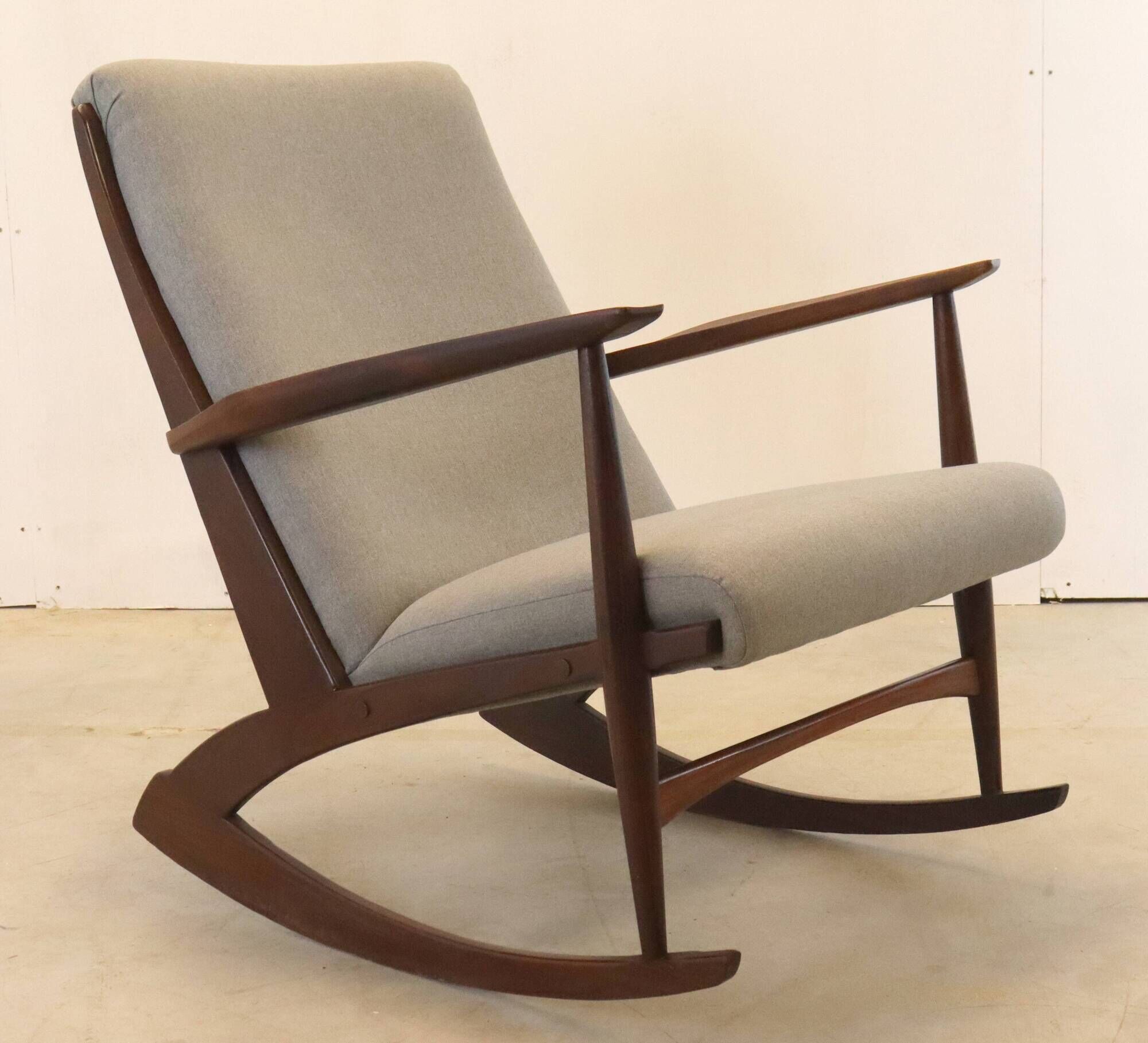 Danish design classic Cube boomerang rocking chair by Søren Georg Jensen