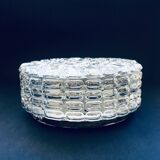 Wall lamp in glass by Erco Leuchten, 1960s