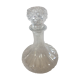 Crystal decanter with its cap