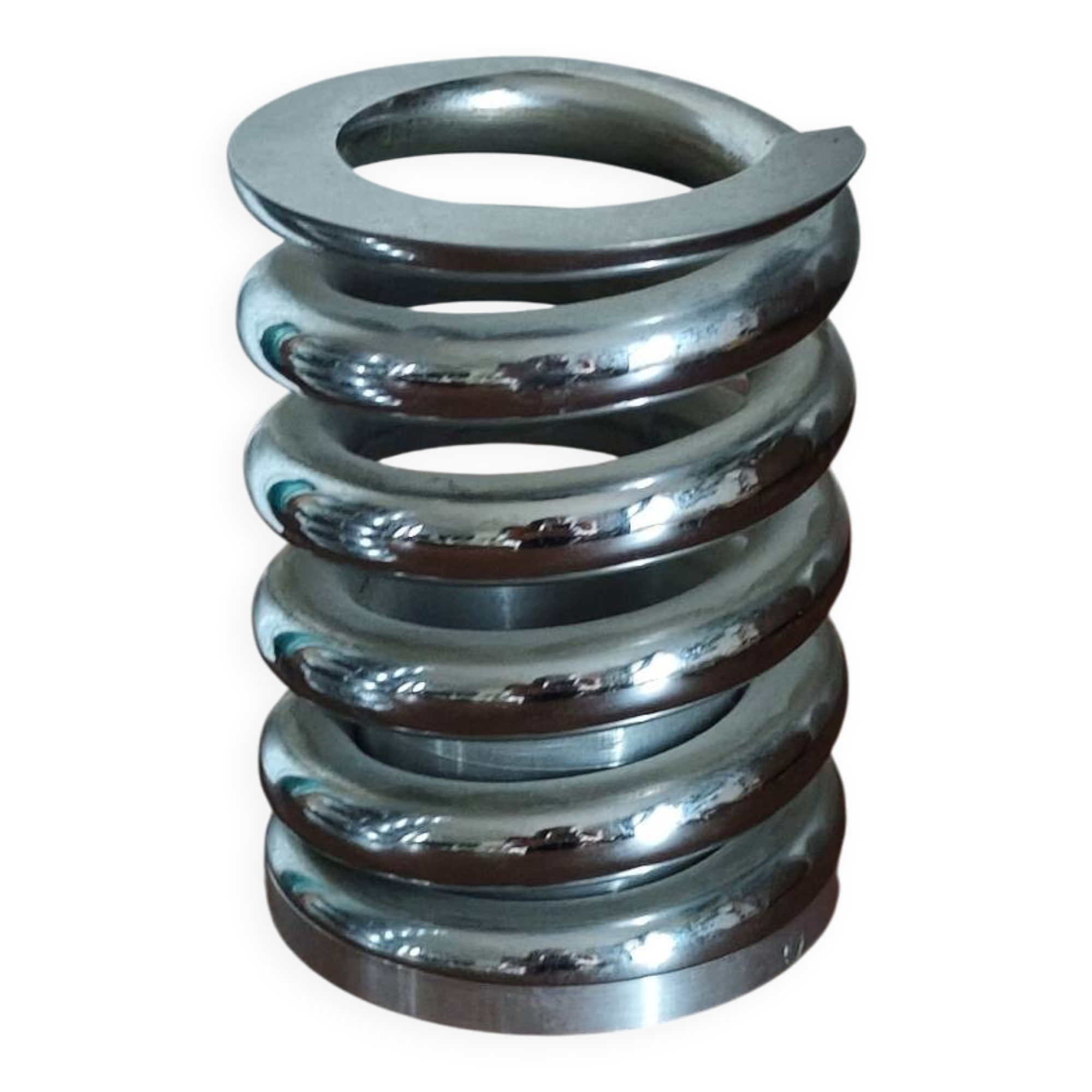 Steel "spring" pen holder pot – 1970s design