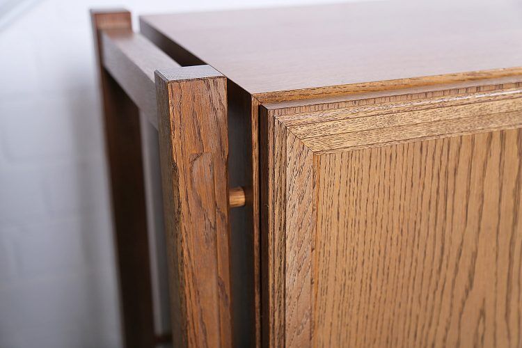 Vintage 60's German oak sideboard
