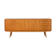 Sven Andersen Scandinavian long teak sideboard with 5 drawers, Norway, 1960