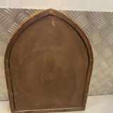 Miroir ancien en bois doré - 42x31cm