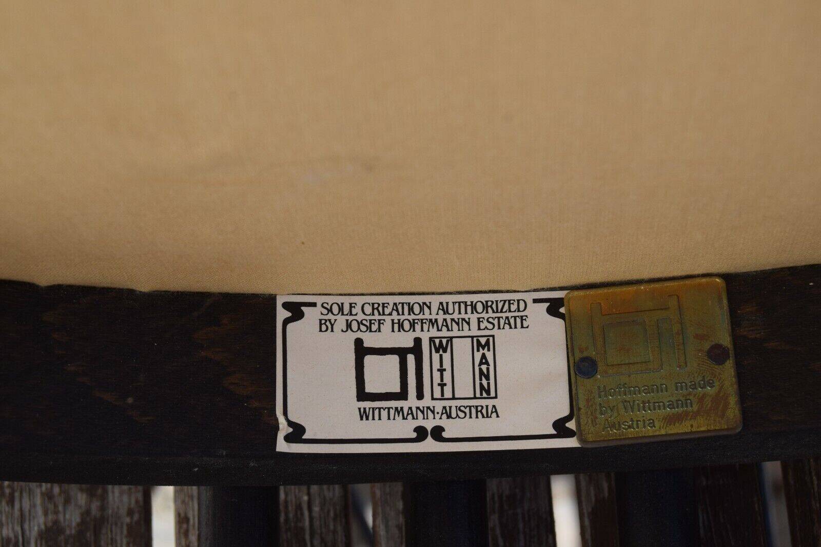 Fledermaus set [1905], Josef Hoffmann (1870-1956); Wittmann (c. 1970)