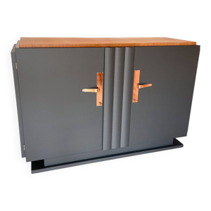 buffet vintage noir mat