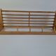 Uluv czechoslovakian mid-century wooden wall coat rack with shelf, 1970