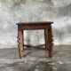 Coffee table, small vintage Indonesian modernist table in teak.