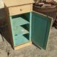 Old wooden bedside yellow patina circa 1900