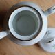 Vintage sugar bowl in fine porcelain - M&S Made in Berry Limoges clay