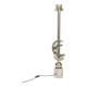 Sculptural lamp in chromed metal, 1970s