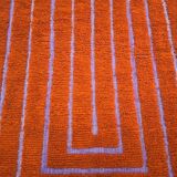 Handmade traditional pure natural wool rug size 150/250 cm