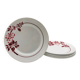 6 Pexonne flat plates, Opaque Porcelain Manufacture FF model Avril.