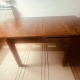 Solid wood table with extensions
