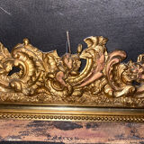 Old golden frame