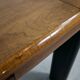 Important walnut executive desk for faram 1957 italy publisher 80's