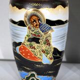 Pair of satsuma vases in japanese porcelain – early twentieth