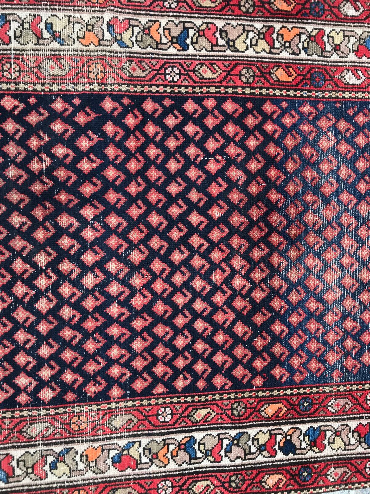 Carpet old malayer corridor Iran 106 X 390 CM