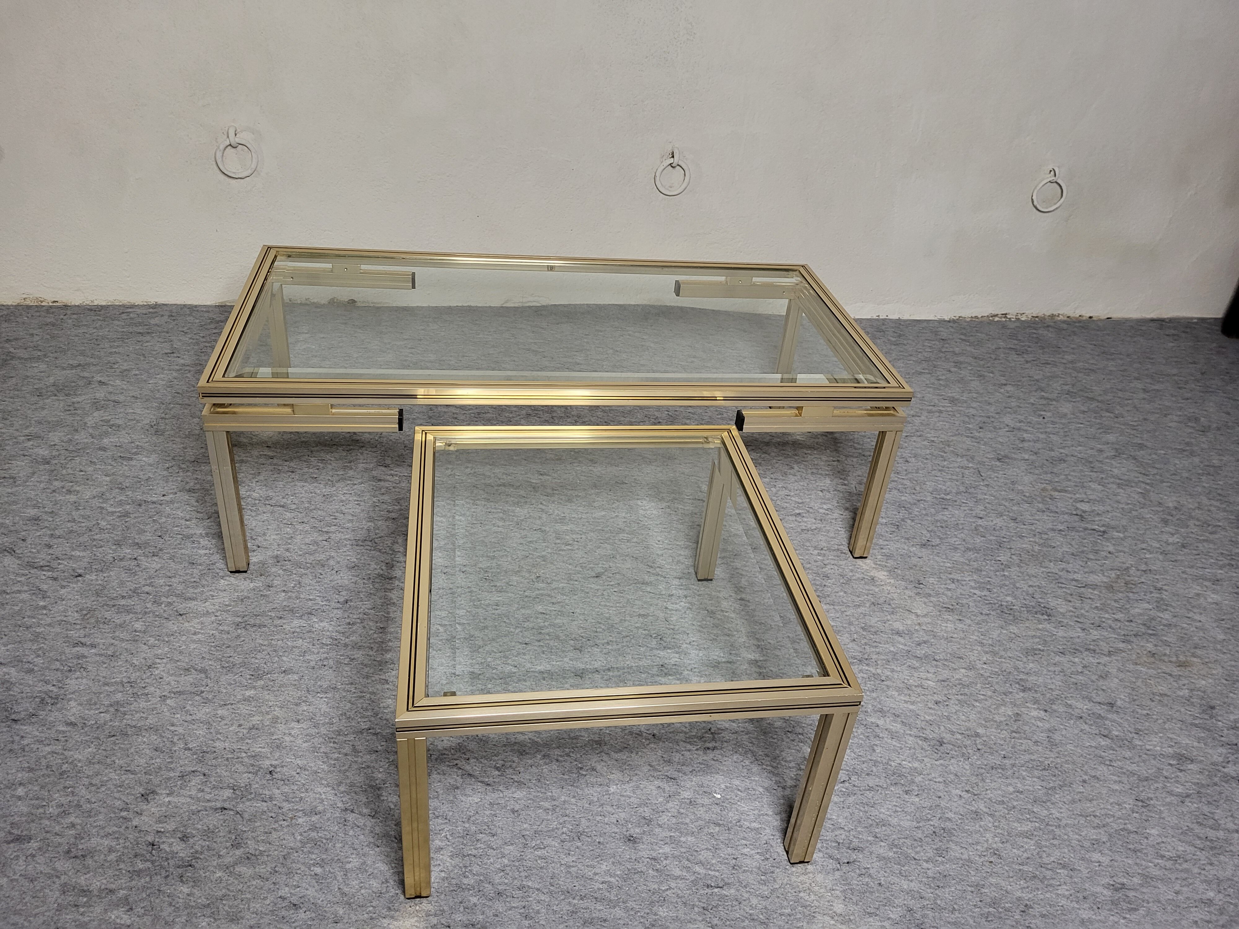 Nesting coffee table Pierre Vandel 1970
