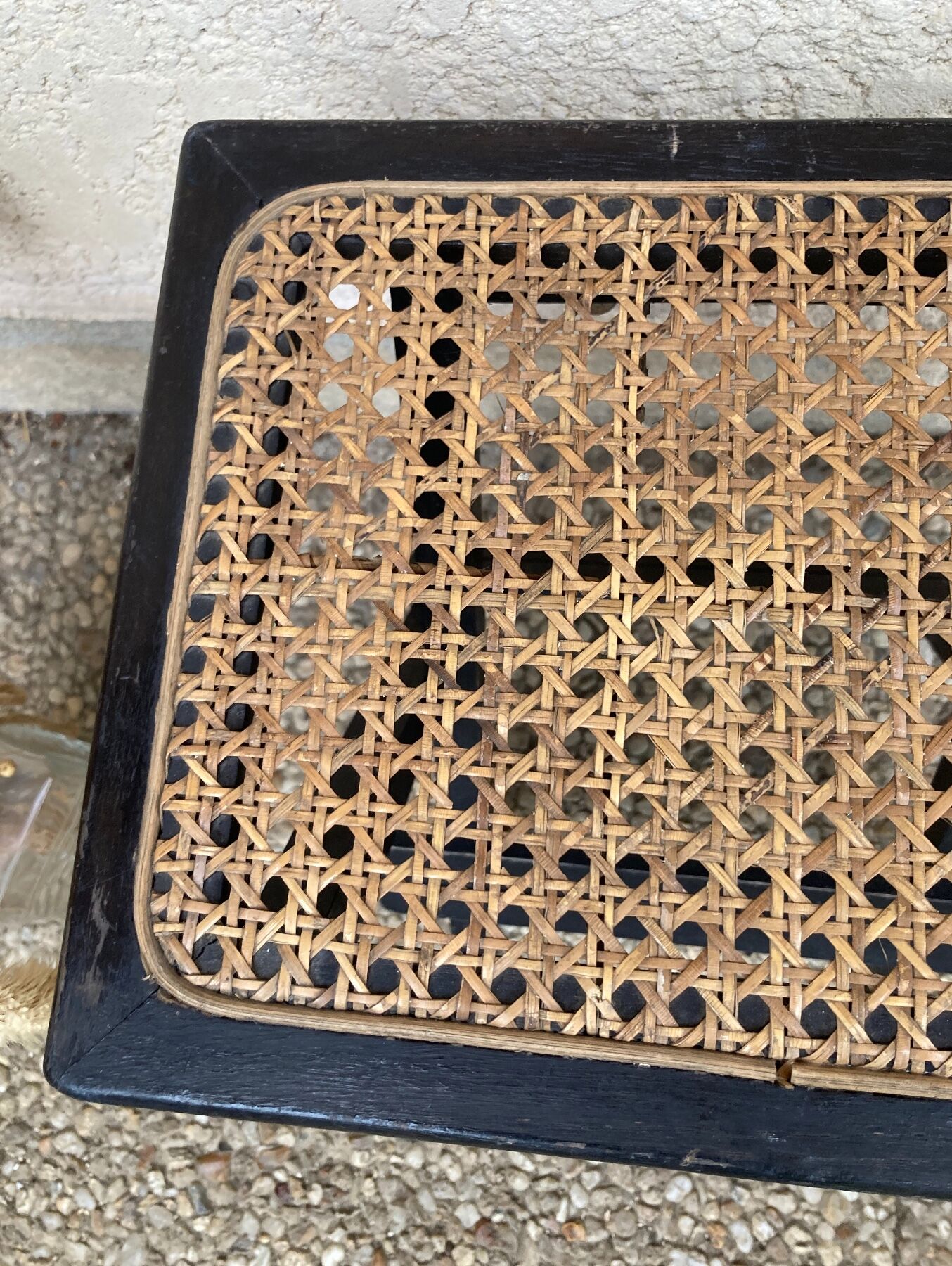 Folding stool in vintage canning