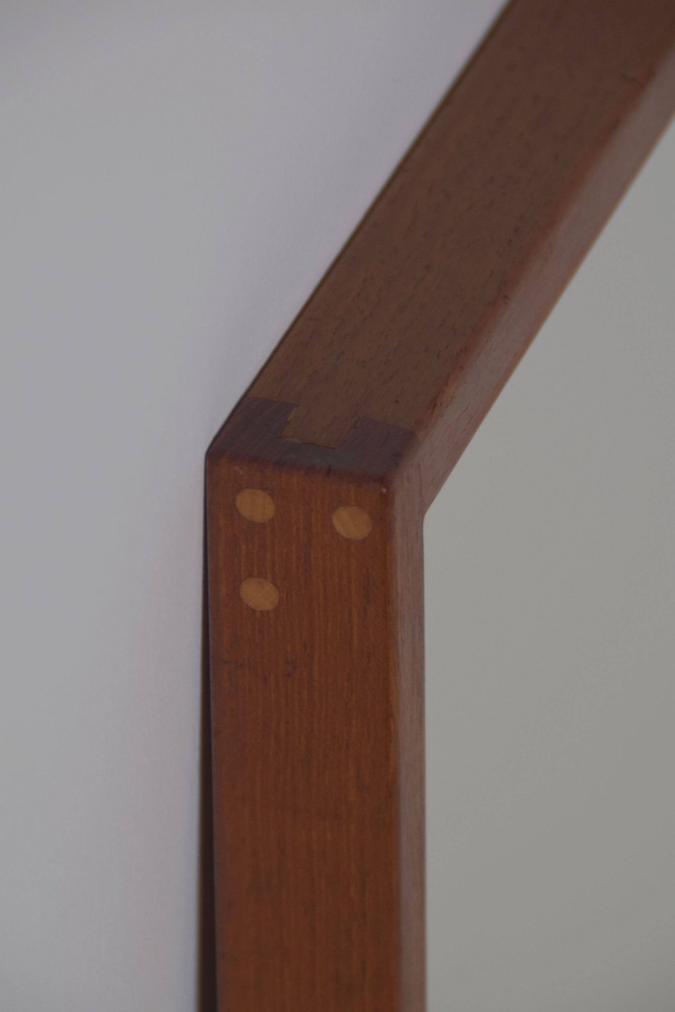 Danish teak mirror by Kai Kristiansen for Aksel Kjersgaard, 1960s