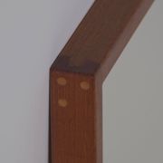 Danish teak mirror by Kai Kristiansen for Aksel Kjersgaard, 1960s