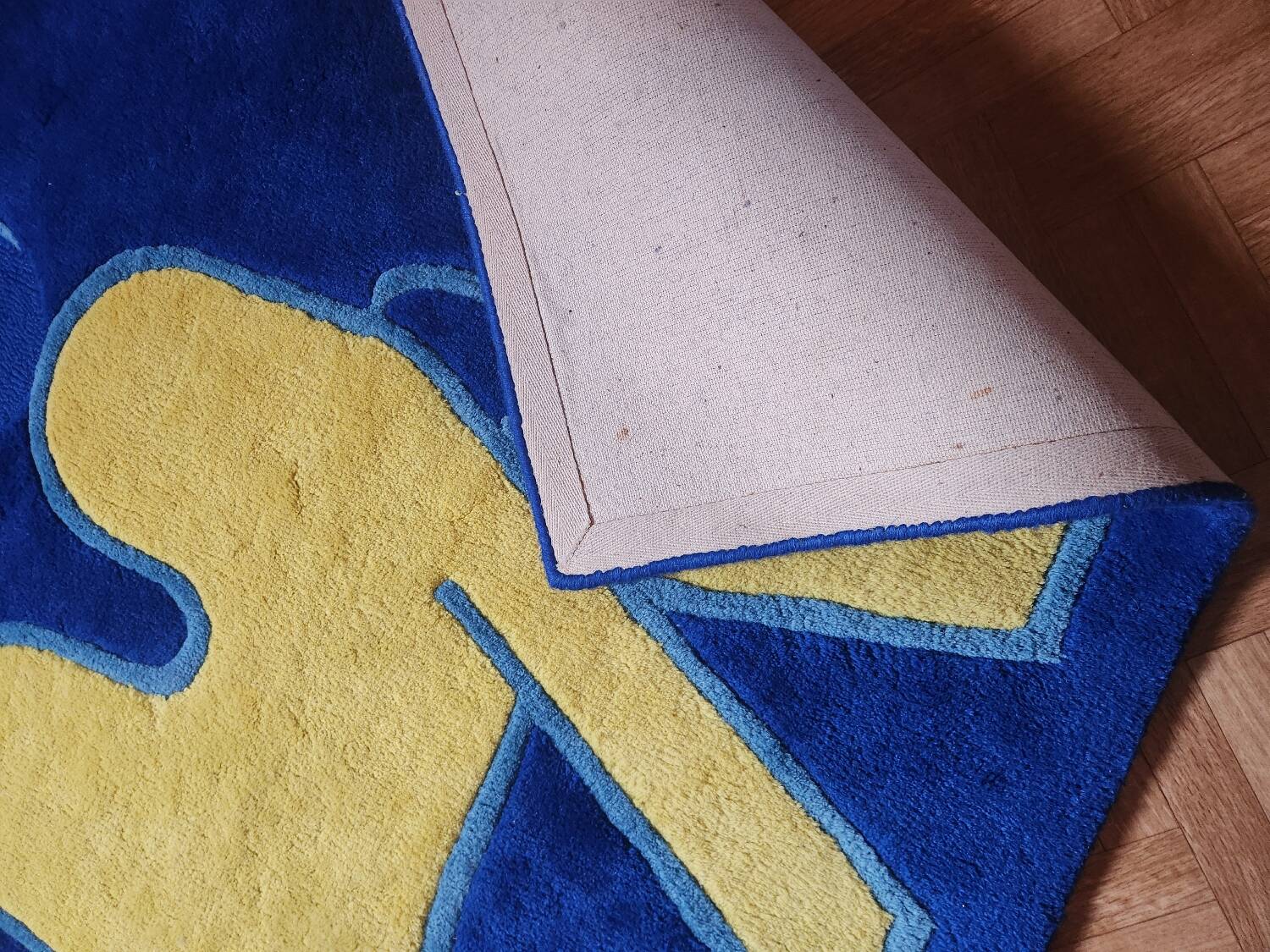 Pure wool rug Laurene Boym