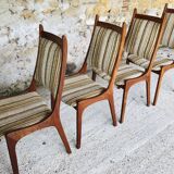 Set of 4 vintage teak chairs by R. Huber & Co., circa 60's